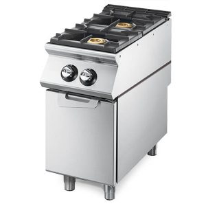 Piano di cottura a gas con 2 bruciatori su armadio chiuso, piano stampato Prezzo listino: 2.055,00 €