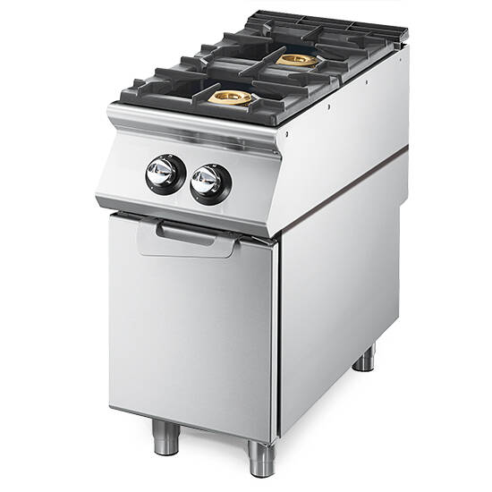 Piano di cottura a gas con 2 bruciatori su armadio chiuso, piano stampato Prezzo listino: 2.055,00 €