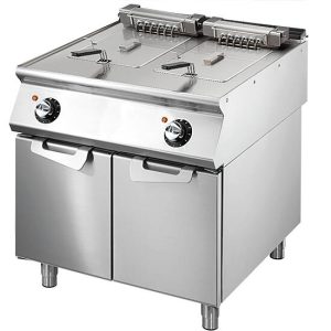 Friggitrice elettrica, capacità 2x 15 litri