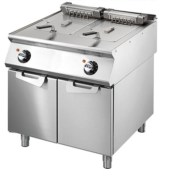 Friggitrice elettrica, capacità 2x 15 litri