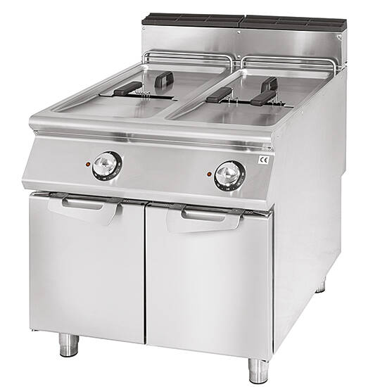 Friggitrice elettrica, capacità 2x 21 litri