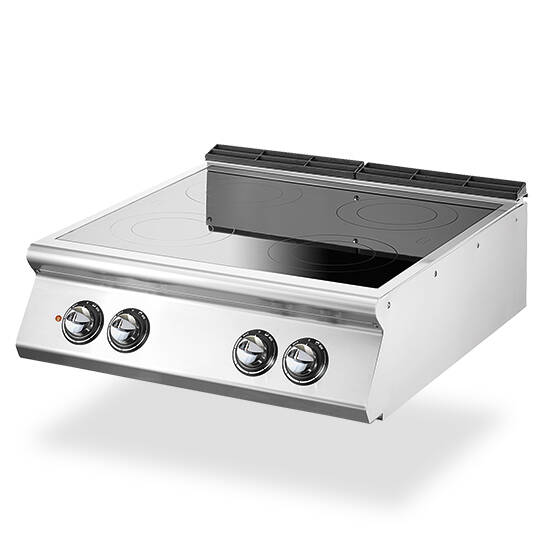 Cucina induzione, versione top, 4 zone di cottura, Ø280 mm