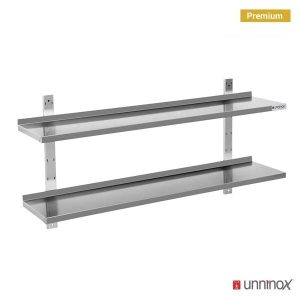 Wall shelves 300 Deep (Double) | 1000x300xH700