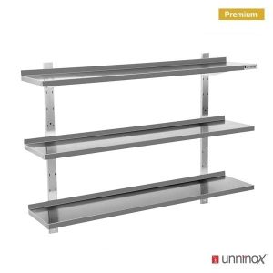 Wall shelves 300 Deep (Triple) | 1400x300xH1000