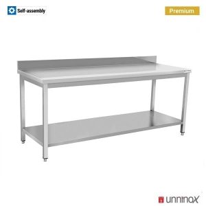 WORKTABLE 600 + UPSTAND + UNDERSHELF | 100x60xH85cm