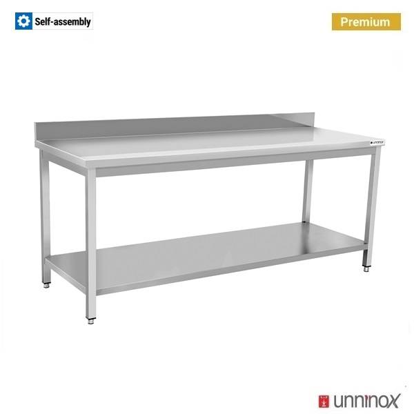 WORKTABLE 600 + UPSTAND + UNDERSHELF | 100x60xH85cm