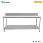 WORKTABLE 600 + UPSTAND + UNDERSHELF | 70x60xH85cm