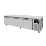 Refrigerated & Freezer tables | Refrigerated Counter | Low Model | 4 Drawers (1/1 GN) | 2040x700x600(h)mm