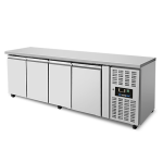 Refrigerated & Freezer tables | FREEZER Counter – 4 Doors – Without Upstand 223x70x85cm