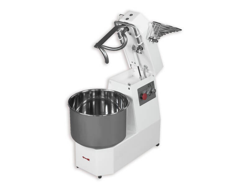 Impastatrice a spirale SM40 – 35 kg impasto – 41 L – testa ribaltabile – 400 V – 1 velocità– su ruote