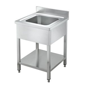 Spültisch / 1 Becken, 600 x 700 mm