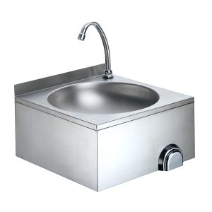 Handwaschbecken mit Kniebedienung, 400 x 400 mm