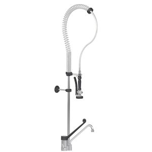 TOPLINE Geschirrwaschbrause mit Einhebelmischer – Einloch, 55 x 350 mm
