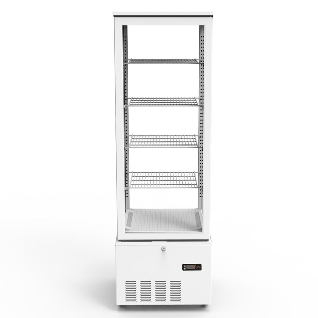 TOPLINE Kühlvitrine 4-fach / 237 Liter “weiß”, 515 x 553 mm