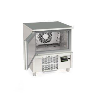 TOPLINE Schockfroster Edelstahl, für 5x GN1/1 (40 mm) oder 4x EN 60×40, 800 x 800 mm