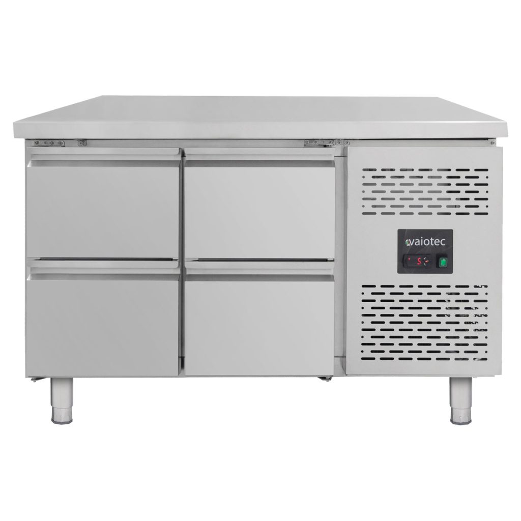 Kühltisch / 4 Schubladen – Monoblock, 1360 x 700 mm