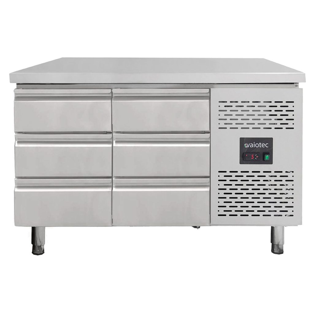 Kühltisch / 6 Schubladen – Monoblock, 1360 x 700 mm