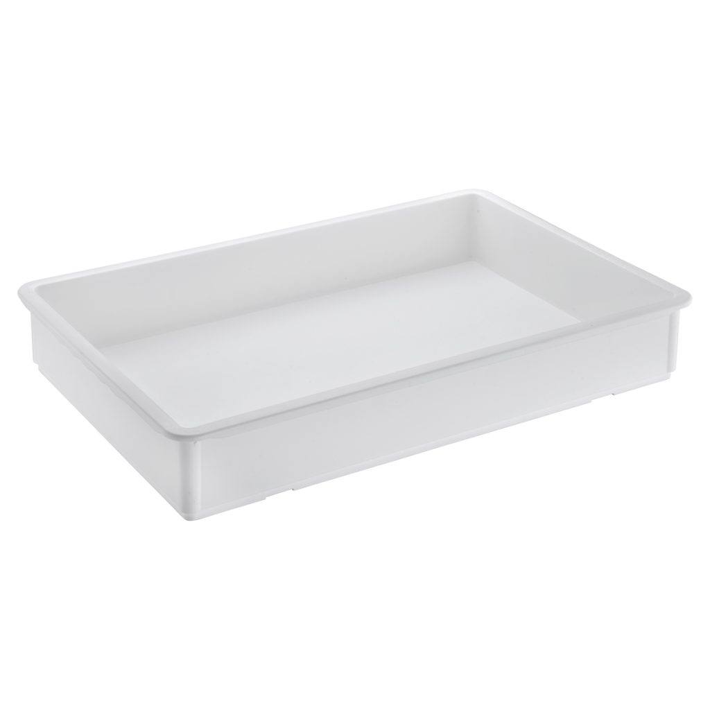 6er Set Pizzateigbox 600×400 “weiß”