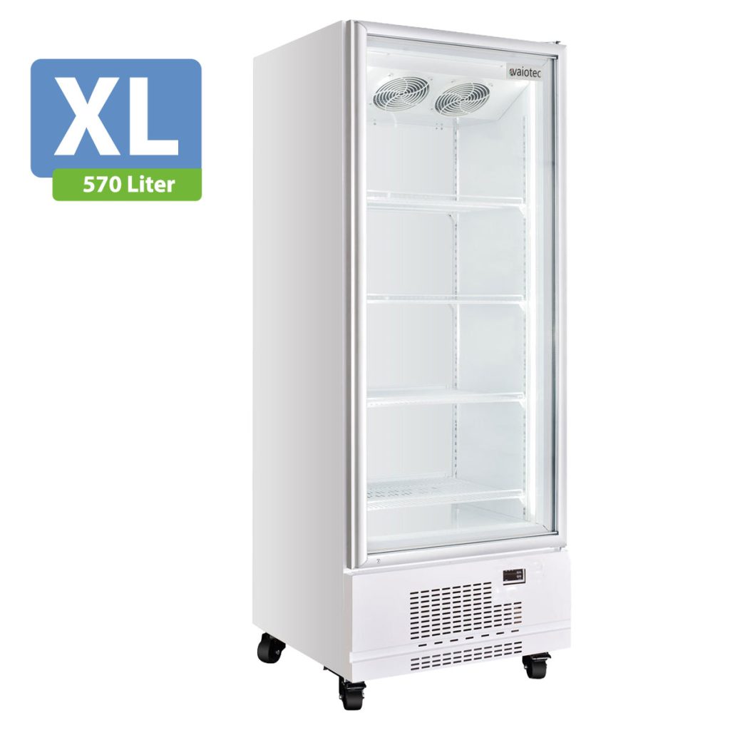 TOPLINE Getränkekühlschrank 1 Tür / 570 Liter XL,”weiß”, 750 x 742 mm