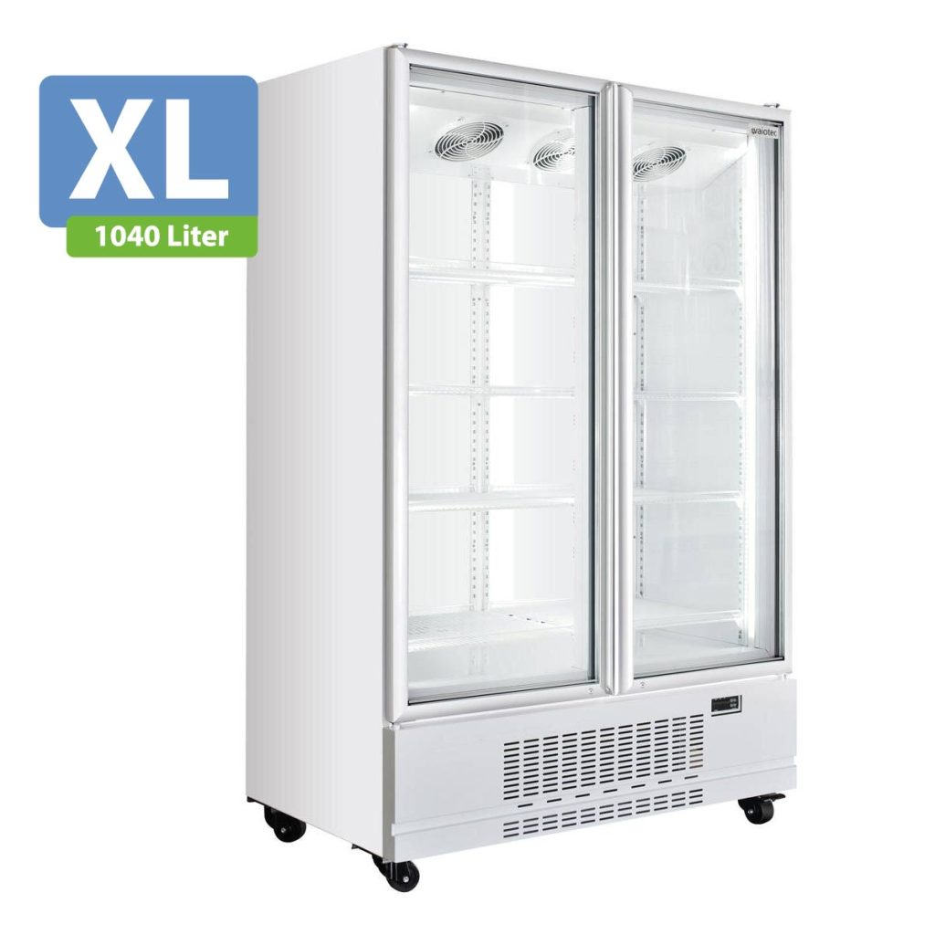 TOPLINE Getränkekühlschrank 2 Türen / 1040 Liter XL,”weiß”, 1280 x 742 mm