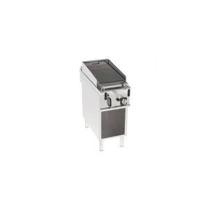 GRIGLIA GAS A PIETRA LAVICA FREESTANDING SU VANO APERTO