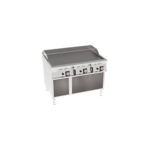FRY-TOP GAS PIASTRA LISCIA FREESTANDING SU VANO APERTO