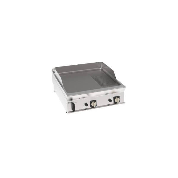 FRY-TOP GAS PIASTRA 1/3 RIGATA TOP