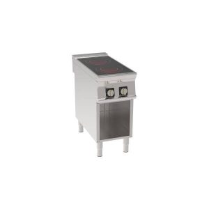 PIANO COTTURA IN VETROCERAMICA 2 ZONE RISCALDANTI FREESTANDING SU VANO APERTO