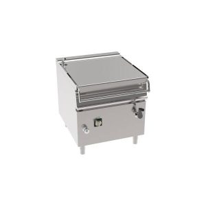 BRASIERA 80LT ELETTRICA BASCULANTE CON VASCA IN ACCIAIO INOX AISI 304 FREESTANDING SU VANO CHIUSO