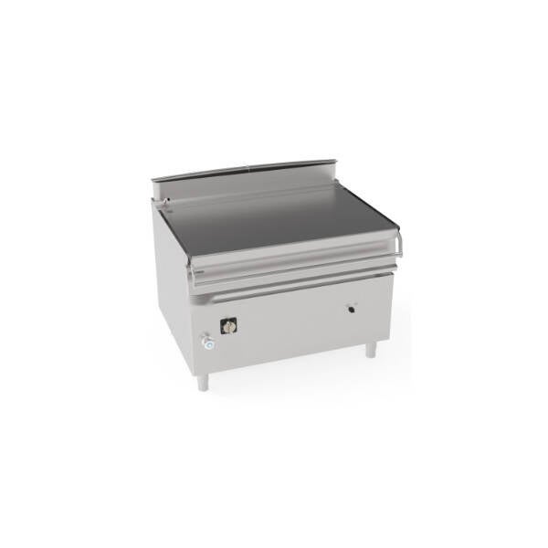 BRASIERA 120LT ELETTRICA BASCULANTE CON VASCA IN ACCIAIO INOX AISI 304 FREESTANDING SU VANO CHIUSO – SOLLEVAMENTO MOTORIZZATO