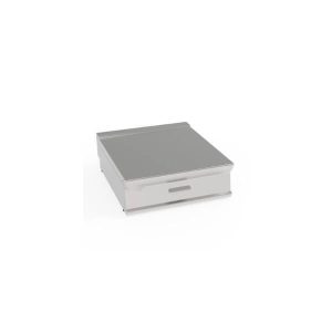 PIANO NEUTRO TOP CON CASSETTO GN1/1 TECNO90 DIM. CM. 80X90X28H