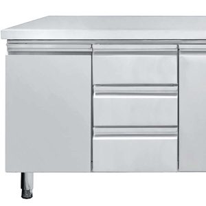 Set 3 cassetti per tavoli refrigerati, posizione centro-sinistra