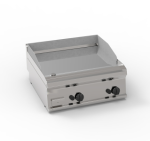 FRY-TOP GAS PIASTRA LISCIA CROMATA TOP