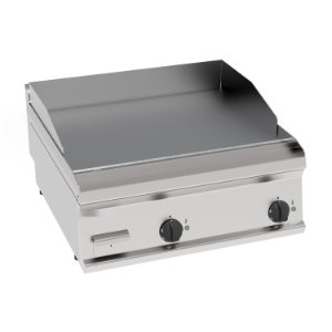 FRY-TOP ELETTRICO PIASTRA 1/3 RIGATA CROMATA SPAZZOLATA TOP
