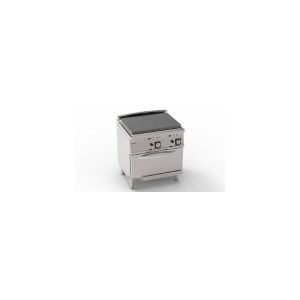 CUCINA GAS TUTTA PIASTRA SU FORNO GAS STATICO GN2/1 CON 1 GRIGLIA