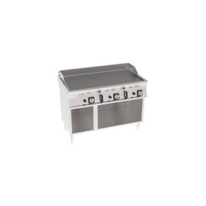 FRY-TOP GAS PIASTRA LISCIA FREESTANDING SU VANO APERTO