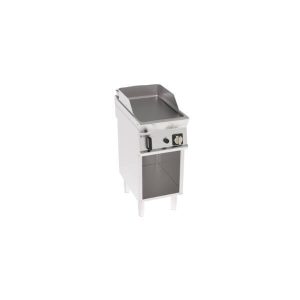 FRY-TOP GAS PIASTRA LISCIA FREESTANDING SU VANO APERTO