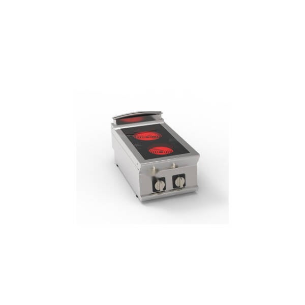 PIANO COTTURA ELETTRICO IN VETROCERAMICA 2 ZONE RISCALDANTI TOP