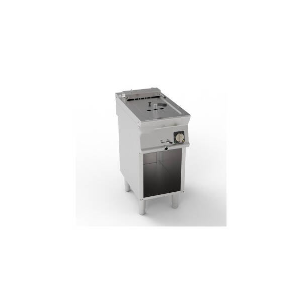 FRIGGITRICE ELETTRICA VASCA SINGOLA 8LT SUPER CON ELEMENTI RISCALDANTI IN VASCA BASCULANTI FREESTANDING SU VANO APERTO – CESTELLI E COPERCHI INCLUSI