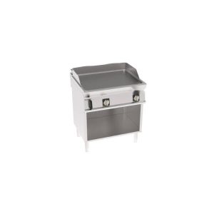FRY-TOP ELETTRICO PIASTRA LISCIA FREESTANDING SU VANO APERTO