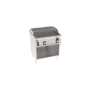 FRY-TOP ELETTRICO PIASTRA RIGATA FREESTANDING SU VANO APERTO
