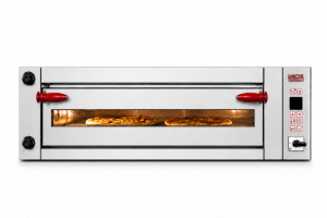 Forno Elettrico Pizzeria Professionale Digitale Laterale Singolo 6 Pizze Diametro 34 Cm H 15 Cm large