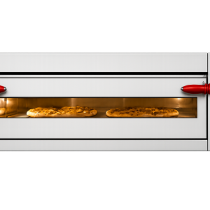 Forno Elettrico Pizzeria Professionale Manuale Laterale Singolo 6 Pizze Diametro 34 Cm H 15 Cm large