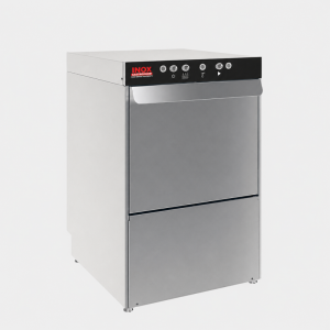 Lavabicchieri professionale 40×40 cm – 230 V – Doppia parete – Controllo elettromeccanico