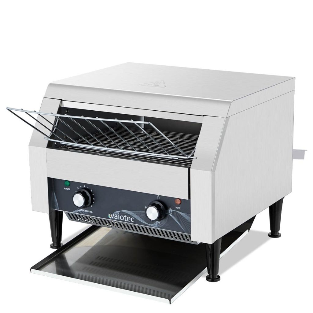 Tostapane elettrico a nastro, ca. 300-350 pz/ora, 2,05 kW, 369 x 420 mm