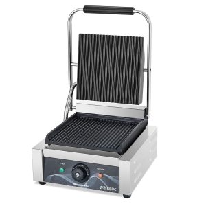 Griglia elettrica a contatto, rigata sopra e sotto, 308 x 395 mm