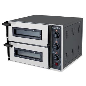 Forno elettrico per pizza con 2 camere di cottura, 585 x 570 mm