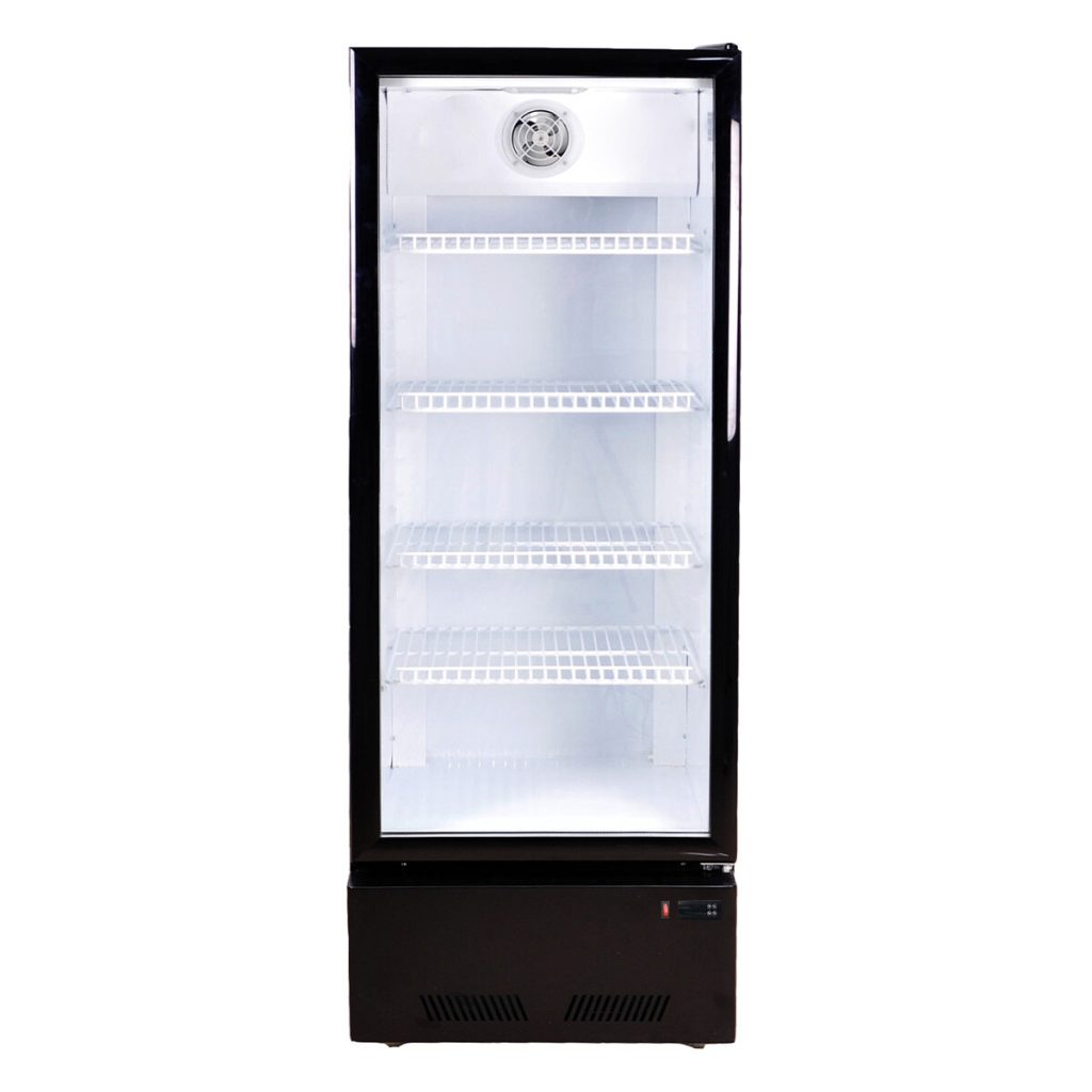 Frigorifero espositore bevande 290 litri “nero”, 600 x 570 mm