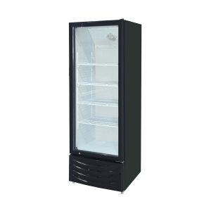Frigorifero bevande nero / 1 porta in vetro, 580 x 590 mm