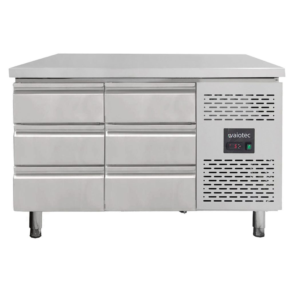 Tavolo refrigerato / 6 cassetti – Monoblocco, 1360 x 700 mm